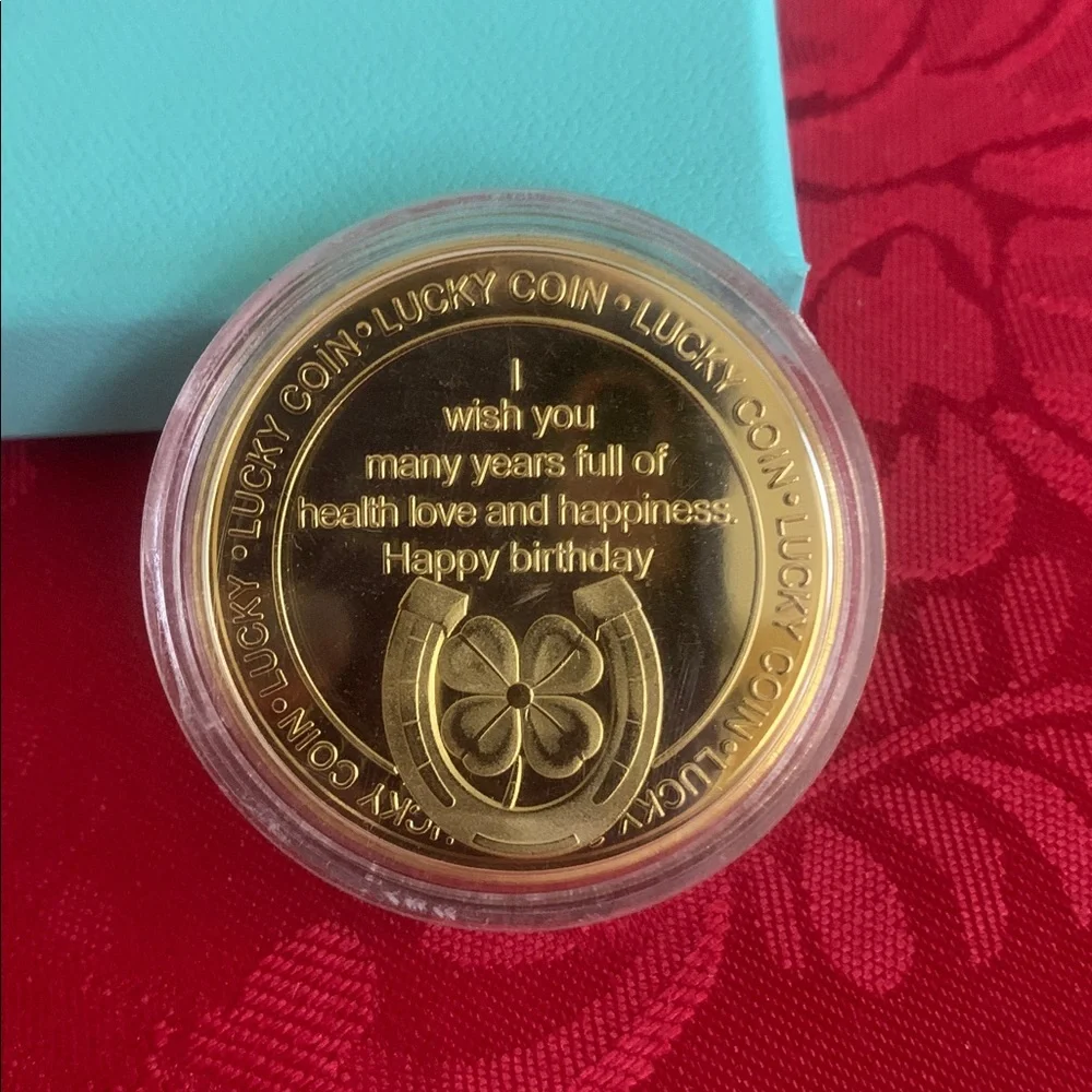 Happy Birthday Gold Party Favor